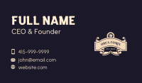 Restaurant Diner Catering Business Card Design