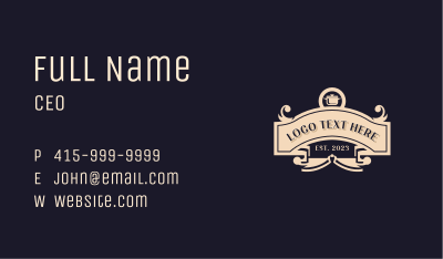 Restaurant Diner Catering Business Card Image Preview