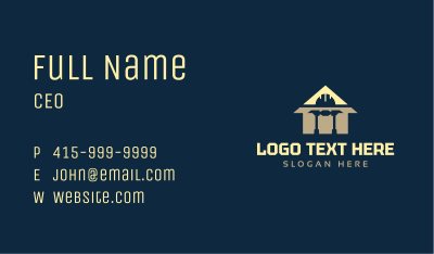 Hard Hat Hammer Home Business Card Image Preview