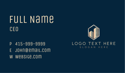 Premium Architecture Building Business Card Image Preview