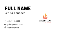 Barbecue Grill Flame Business Card Image Preview
