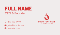 Angry Flame Horse Business Card Image Preview