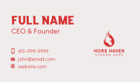 Angry Flame Horse Business Card Image Preview