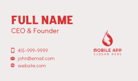 Angry Flame Horse Business Card Image Preview