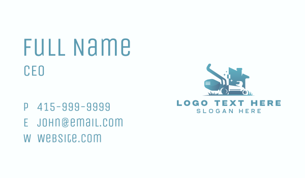 Gardening Lawn Care Business Card Design Image Preview