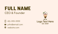 Smiling Face Smoothie Business Card Design