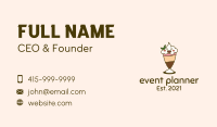 Smiling Face Smoothie Business Card Image Preview