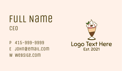 Smiling Face Smoothie Business Card