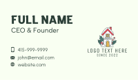 Holiday Snow House Business Card Design