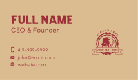 Wild Animal Bison Business Card Design