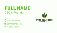 Colorful Leaf Crown Business Card Image Preview