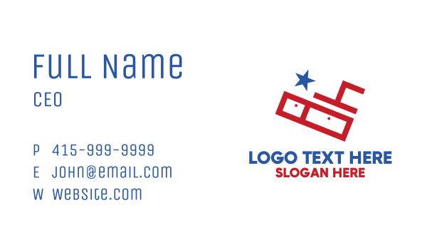 USA Furniture Business Card Design Image Preview