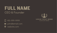 Chess Pawn Wreath Company Business Card Image Preview