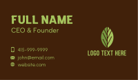 Green Leaf Tree Business Card Image Preview