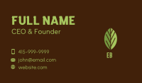 Green Leaf Tree Business Card Image Preview