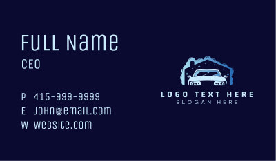 Home Car Wash Business Card Image Preview