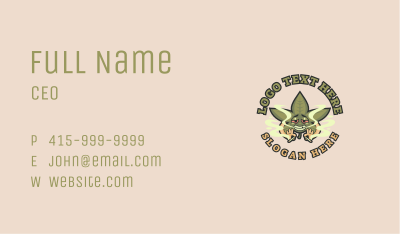 Smoke Weed Cannabis Business Card Image Preview