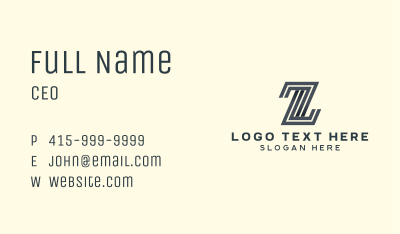 Professional Stripe Line Business Business Card Image Preview