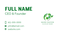 Herbal Plant Person Business Card Image Preview