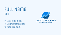 Finance Tech App  Business Card Image Preview