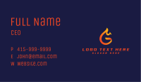 Roast Flame Fire Business Card Image Preview