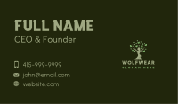 Therapeutic Woman Tree  Business Card Image Preview