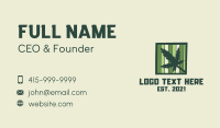 Weed Cannabis Frame Business Card Image Preview