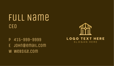 Real Estate Property Business Card Image Preview