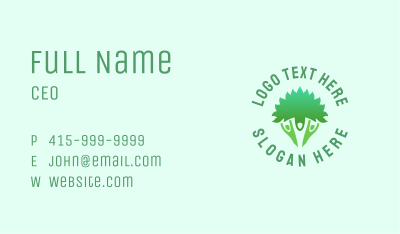 Nature Care Vegan Business Card Image Preview