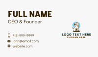 Dog Pet Frisbee Business Card Image Preview