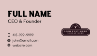 Western Rodeo Signage  Business Card Preview