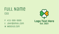 Lucky Irish Clover  Business Card Image Preview