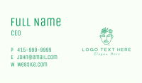 Garden Natural Woman Face Business Card Image Preview