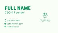 Garden Natural Woman Face Business Card Image Preview