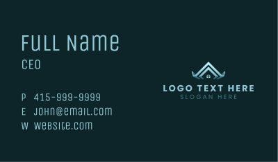 House Gutter Roofing Business Card Image Preview