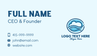 Ocean Fish Cloud  Business Card Image Preview