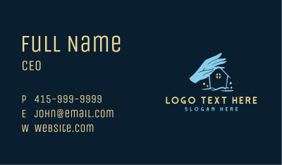 Magic Home Hand Business Card Image Preview