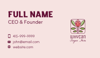 Elegant Flower Garden Business Card Image Preview