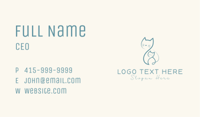 Pet Baby Vet Business Card Image Preview