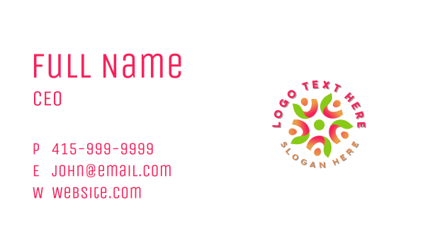 Eco Charity Foundation Business Card Design Image Preview