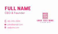 Banner Party Supplies Business Card Design