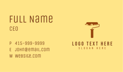 Town Roller Paint Business Card Image Preview