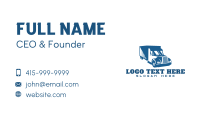 Blue Truck Movers Business Card Image Preview