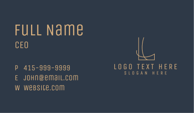 Fashion Designer Style Business Card Image Preview