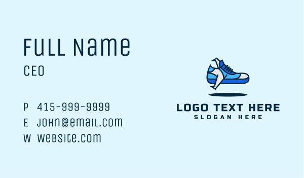 Fly Active Footwear Business Card Design Image Preview