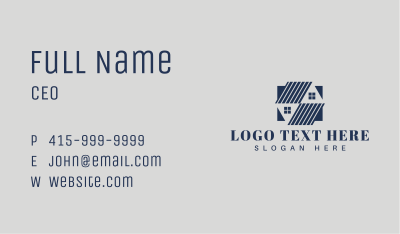 Home Construction Roofing Business Card Image Preview