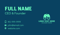 Respiratory Lung Laboratory Business Card Preview