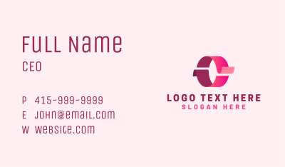 Generic Corporate Letter O Business Card Image Preview