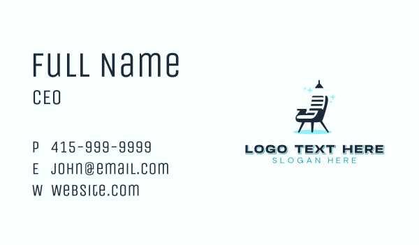 Furniture Decor Armchair Business Card Design Image Preview