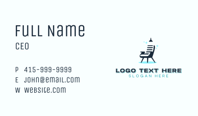 Furniture Decor Armchair Business Card Image Preview